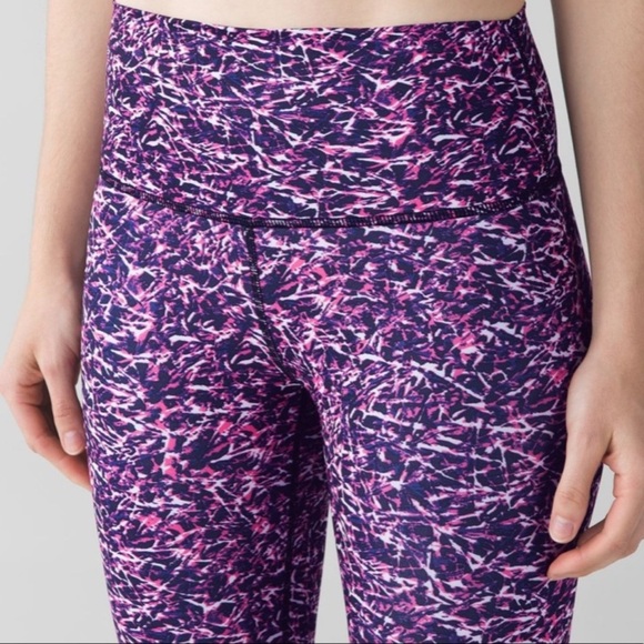 Lululemon Leggings Pink High Times Boom Juice 25” - Picture 3 of 10